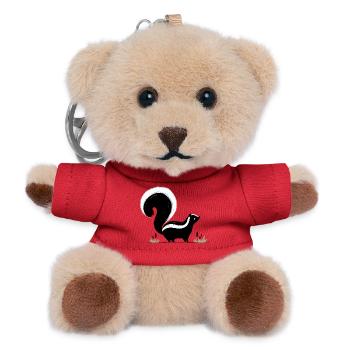 Stinktier  - Teddy Schlüsselanhänger - Rot - Vorne
