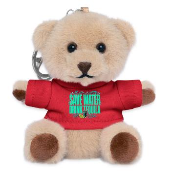 Save Water, Drink Tequila - Funny Shirt - Teddy Keyring - red - Front
