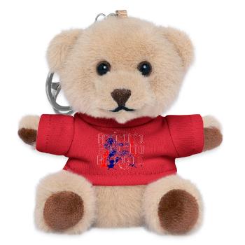 Kropotkin - Teddy Schlüsselanhänger - Rot - Vorne