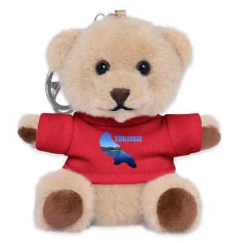 Türlersee, Tourismus, Schweiz, Natur - Teddy Schlüsselanhänger - Rot - Vorne