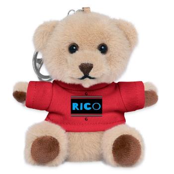 Rico - Teddy Schlüsselanhänger - Rot - Vorne