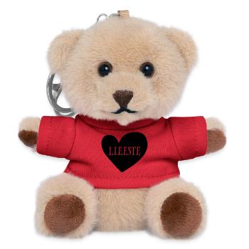 23 Dearest Heart Red - Teddy Keyring - red - Front