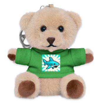 Hai - Teddy Schlüsselanhänger - Grün - Vorne
