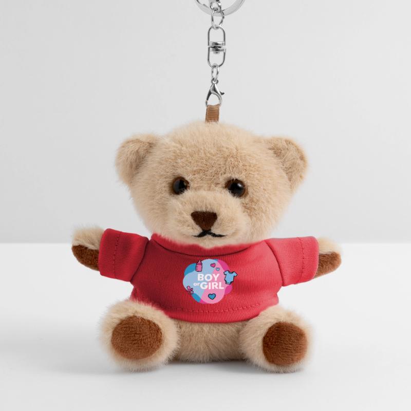 Geschlecht enthüllen Junge oder Mädchen Teddy Schlüsselanhänger