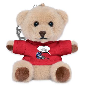 HookedOnBERTA - Porte-clés ourson - rouge - Devant