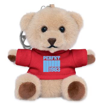 1983 1983 - Teddy Schlüsselanhänger - Rot - Vorne