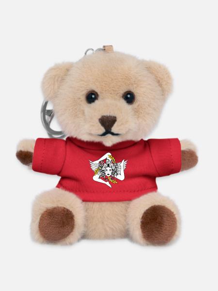 Trinacria - Teddy Schlüsselanhänger - Rot