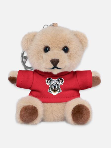 Koala Bear Australia Koala Bear Cute Koala Bears - Teddy Keyring - red