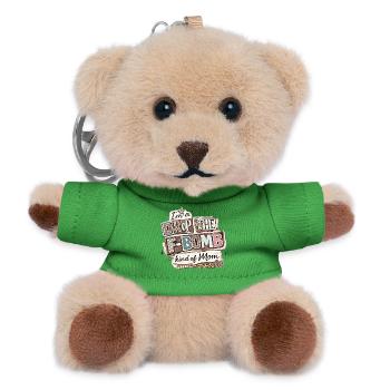 Ich bin so ein "Drop The F-Bomb"-T-Shirt von Mama - Teddy Schlüsselanhänger - Grün - Vorne