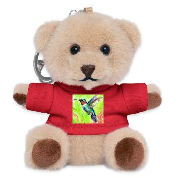 Kolibri - Teddy Schlüsselanhänger - Rot - Vorne