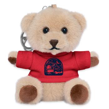 Observatorium Weltall Icon - Teddy Schlüsselanhänger - Rot - Vorne