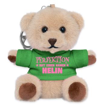 Frauenname He - Teddy Schlüsselanhänger - Grün - Vorne
