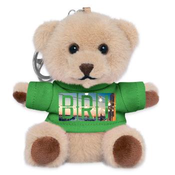 Flughafen Bari BRI - Teddy Schlüsselanhänger - Grün - Vorne