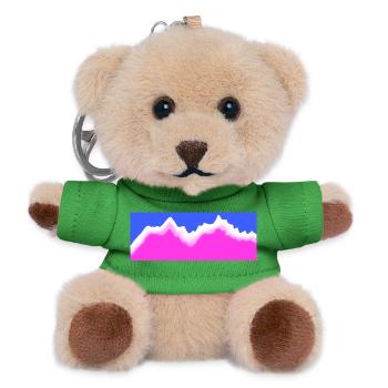 Berge  - Teddy Schlüsselanhänger - Grün - Vorne