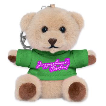 Junggesellinnenabschied Herz - Teddy Schlüsselanhänger - Grün - Vorne