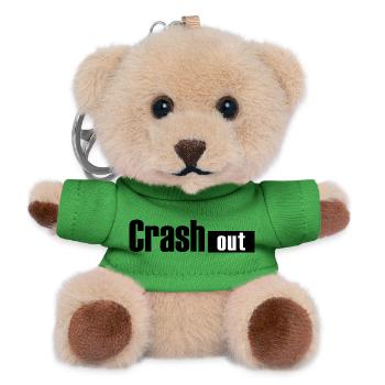 Crashout - Teddy Keyring - green - Front