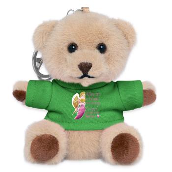 Engel an meiner Seite - Sonja Ariel von Staden - Teddy Schlüsselanhänger - Grün - Vorne
