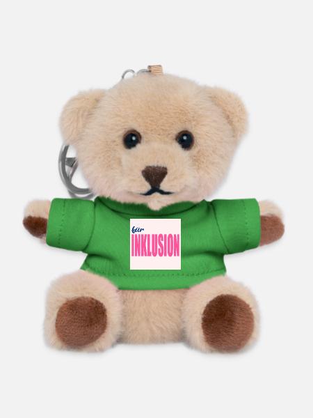 FÜR INKLUSION - Teddy Schlüsselanhänger - Grün