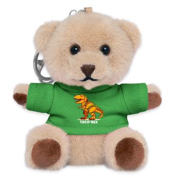 T-Rex Taco Dino - Teddy Keyring - green - Front