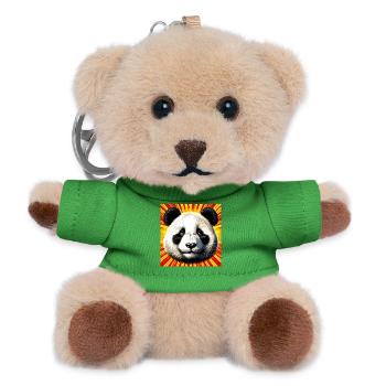 Panda - Teddy Schlüsselanhänger - Grün - Vorne