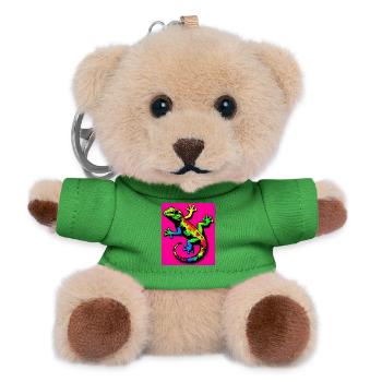 Gecko - Teddy Keyring - green - Front