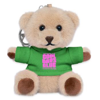 Fête des pères cadeau 2026 - Club des papas cool - Porte-clés ourson - vert - Devant