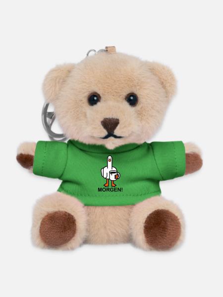 Bonjour! - Porte-clés ourson - vert