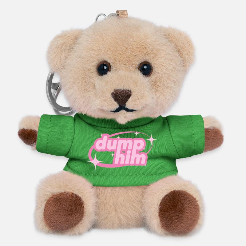 Dump Him – Girly Y2K Statement - Teddy Keyring - green