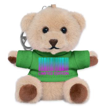 LIMITED EDITION - BARCODE  - Teddy Schlüsselanhänger - Grün - Vorne