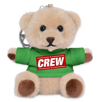 Crew Design - Teddy Schlüsselanhänger - Grün - Vorne