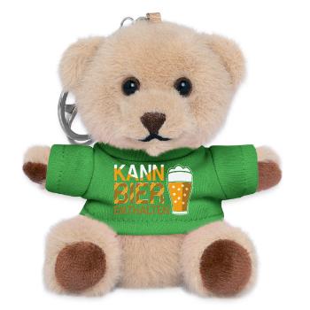 Beer Lovers Beer Saying Beer Drinkers Booze - Teddy Keyring - green - Front