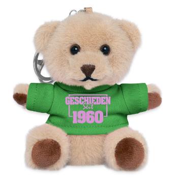 Scheidung 1960 - Teddy Schlüsselanhänger - Grün - Vorne