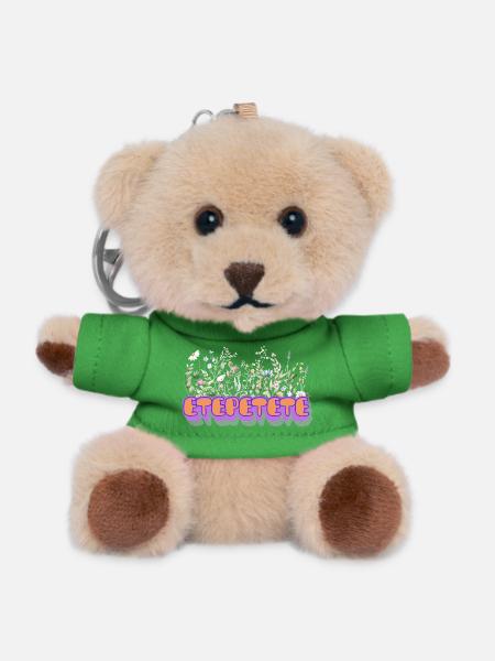 Etepetete Floral Design - Teddy Keyring - green