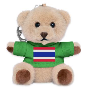 Thaiflagge - Teddy Schlüsselanhänger - Grün - Vorne
