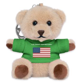 Liberty American Flag - Teddy Keyring - green - Front