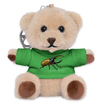 Herkuleskäfer Dynastes hercules - Teddy Schlüsselanhänger - Grün - Vorne