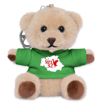 Die Keime - Teddy Schlüsselanhänger - Grün - Vorne
