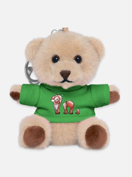 Wurmi - Teddy Schlüsselanhänger - Grün