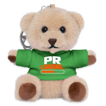 PR-Laden... für Läufer - Teddy Schlüsselanhänger - Grün - Vorne