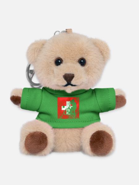 Radball | Flagge Schweiz - Teddy Schlüsselanhänger - Grün