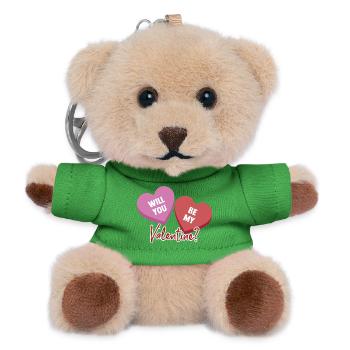 Will_You_Be_My_Valentine? - Teddy Schlüsselanhänger - Grün - Vorne