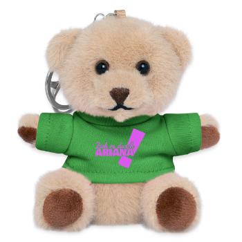 Geschenk für Ariana - Teddy Schlüsselanhänger - Grün - Vorne