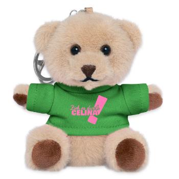 Vorname Celina - Teddy Schlüsselanhänger - Grün - Vorne