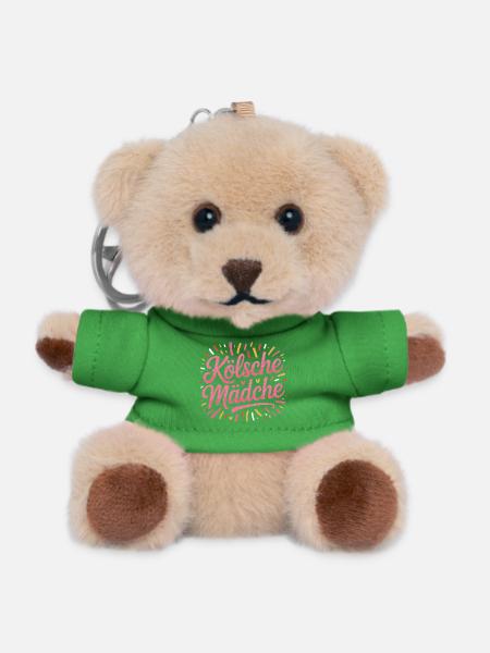 Kölsche Mädche Karneval Köln Kölle Kölsch Mädchen - Teddy Schlüsselanhänger - Grün