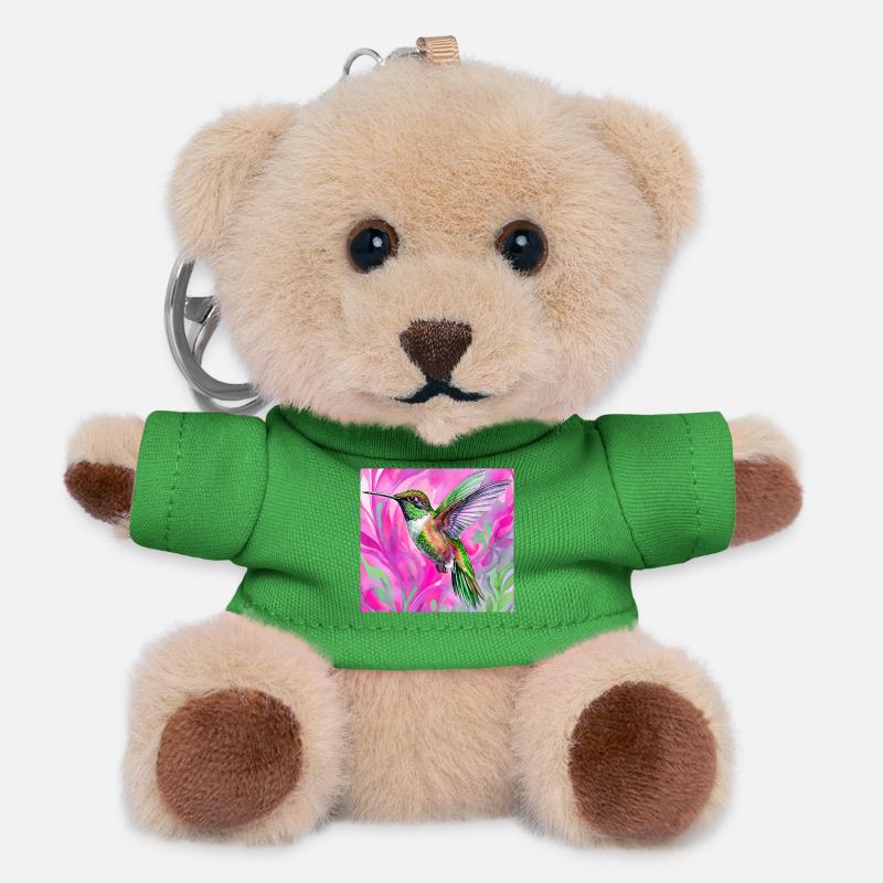 Kolibri - Teddy Schlüsselanhänger - Grün