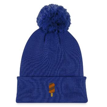 Glaces - Bonnet tricoté à pompon Enfant - bleu roi - Devant