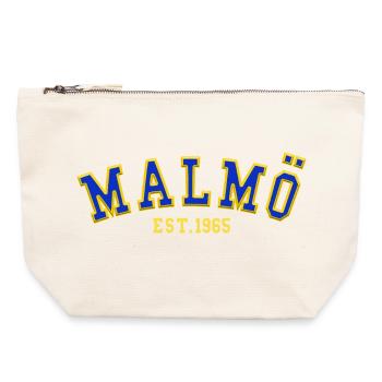 Malmö Est. 1965 - Canvas Zip Pouch 22 x 23 cm - nature - Front