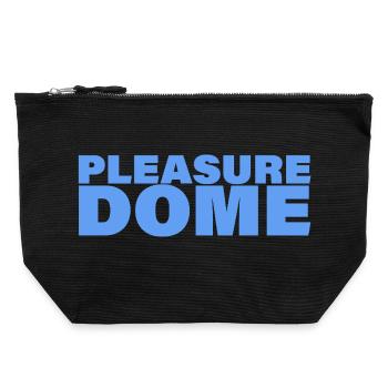 PLEASURE DOME - Canvas Zip Pouch 22 x 23 cm - black - Front