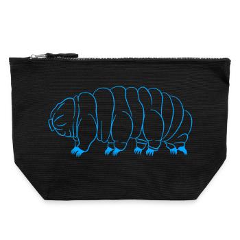 Tardigrade Tardigrade Water Bear Tardigrade - Canvas Zip Pouch 22 x 23 cm - black - Front