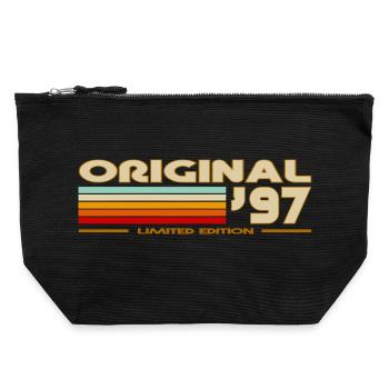 1997 - Canvas Zip Pouch 22 x 23 cm - black - Front